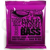 Los mejores  - Ernie Ball Power Slinky Nickel Wound Bass Set.055 - .110